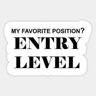 Favorite Position Sticker